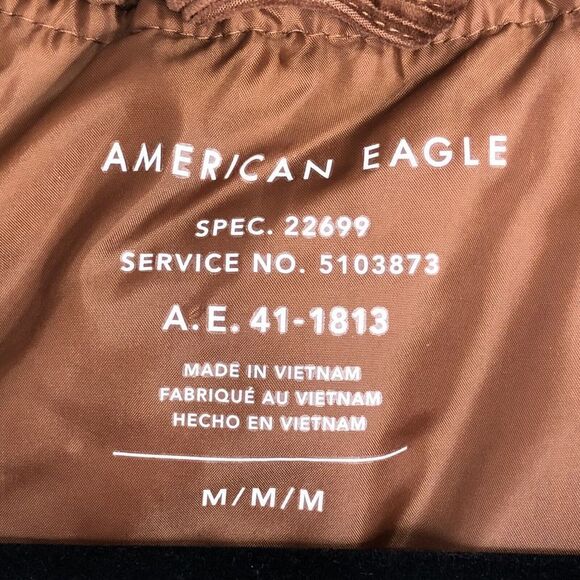 AMERICAN EAGLE AE Women's Y2K Corduroy Penny Lane Long Parka Coat Faux Fur Med - Picture 3 of 12